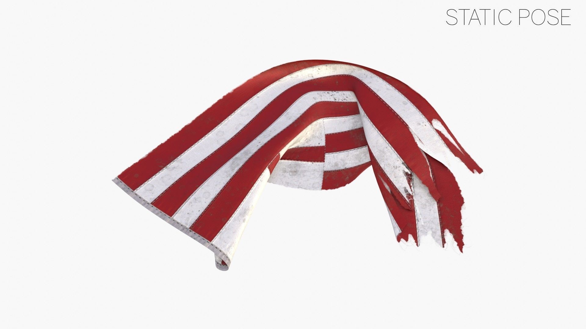 Old Merchants Naval Flags 3D Model Collection_35