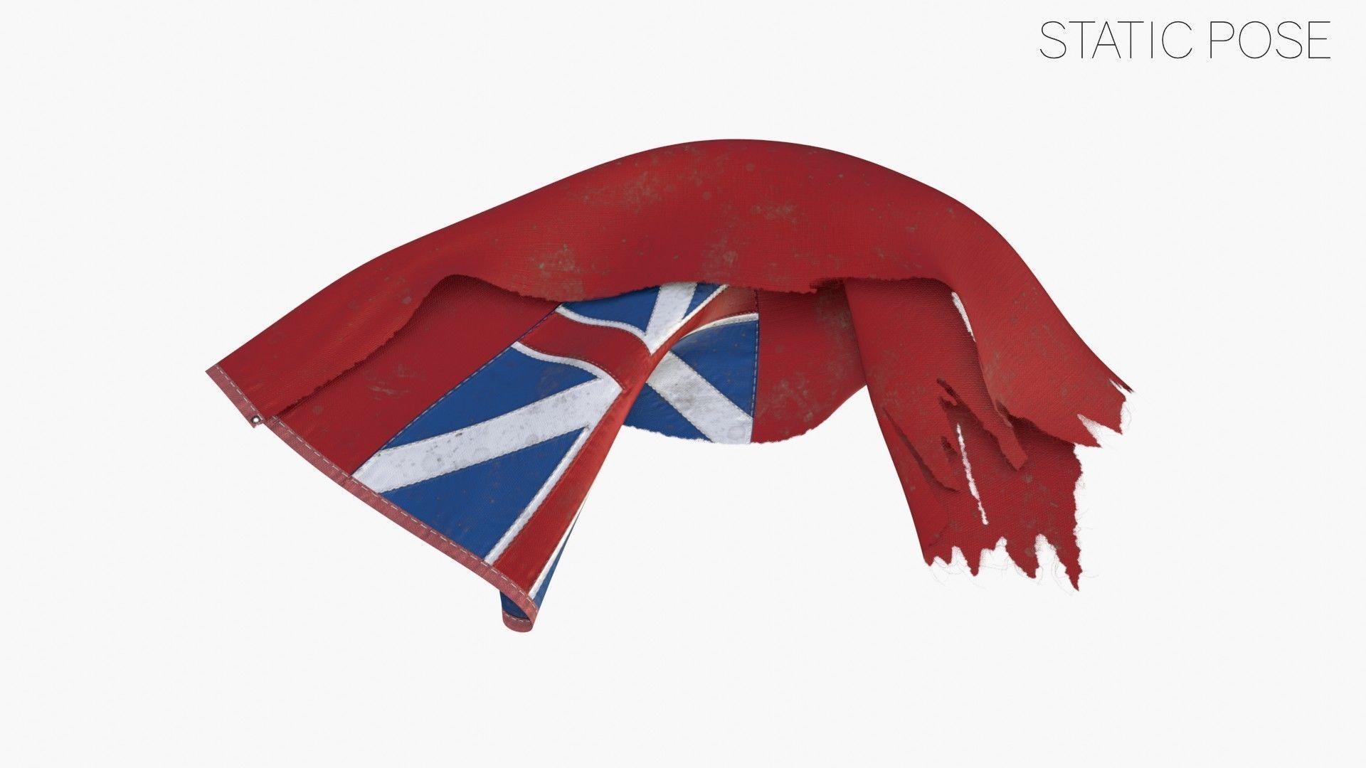 Old Merchants Naval Flags 3D Model Collection_11