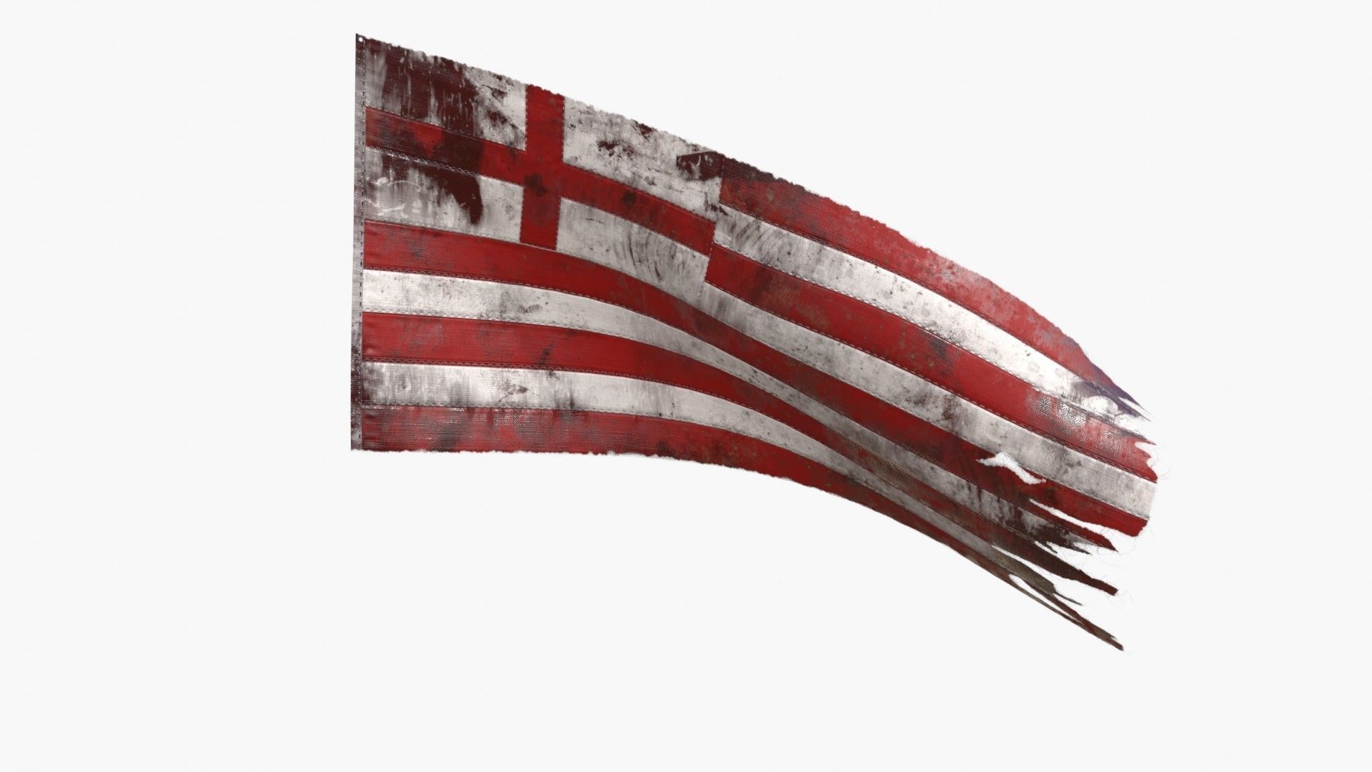 Old Merchants Naval Flags 3D Model Collection_32