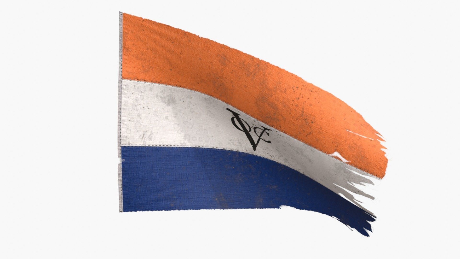 Old Merchants Naval Flags 3D Model Collection_15