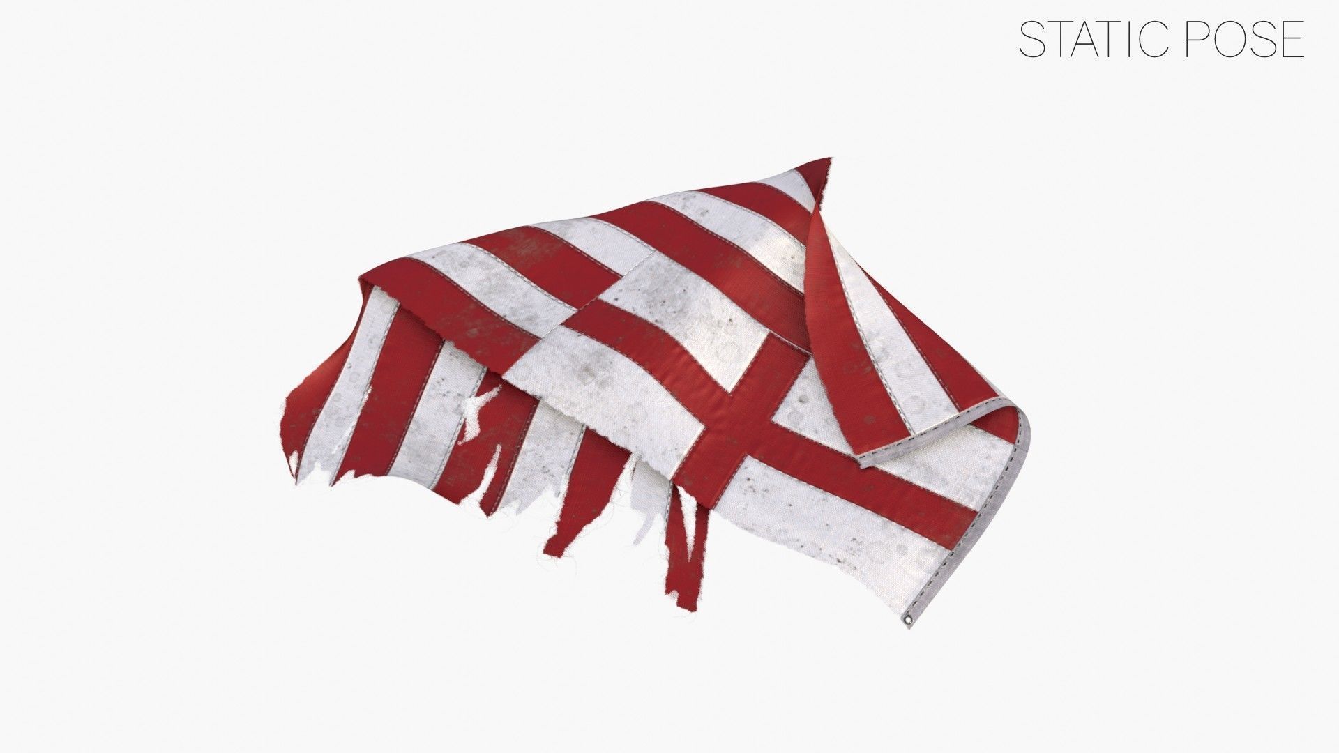 Old Merchants Naval Flags 3D Model Collection_37