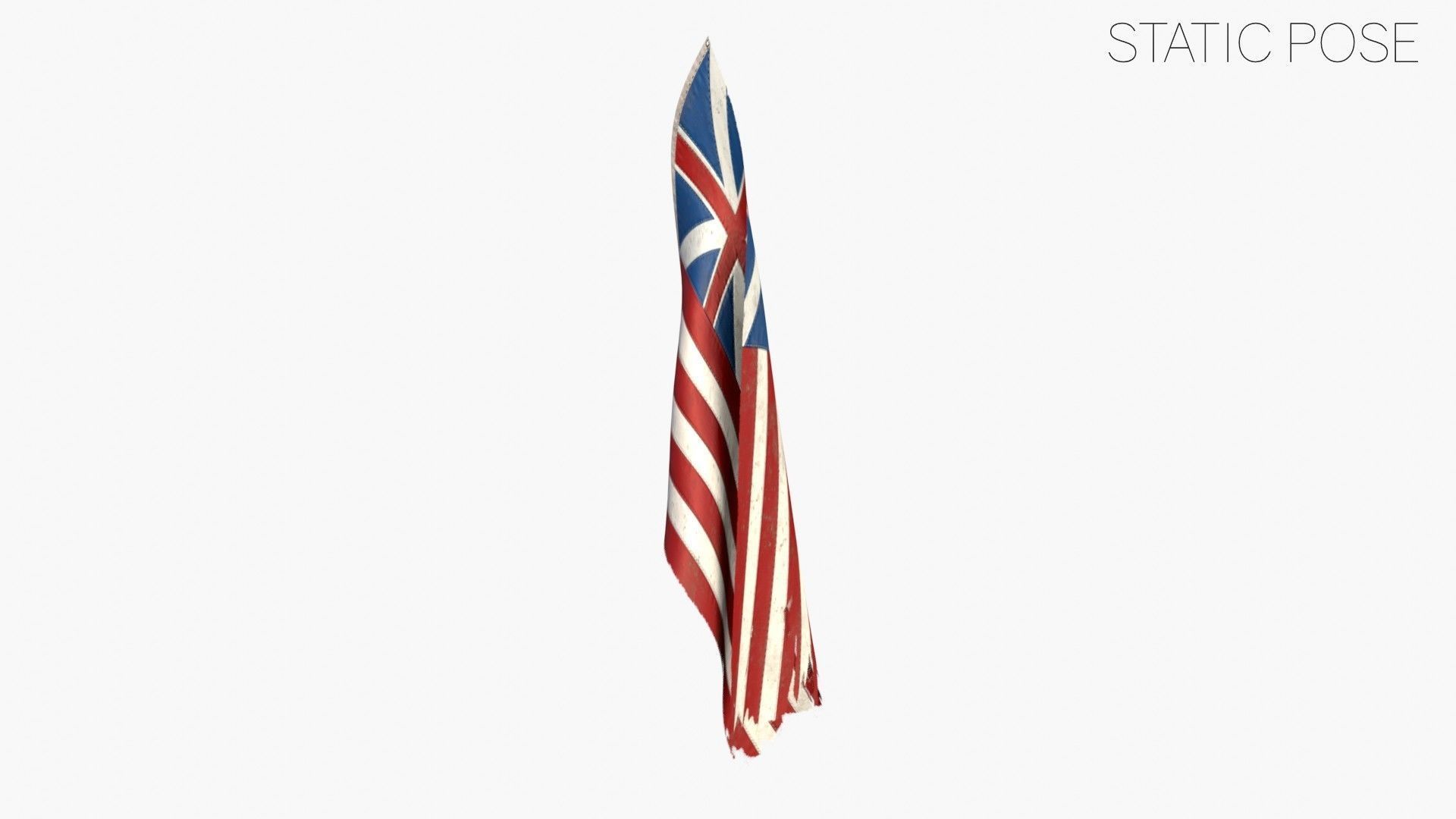 Old Merchants Naval Flags 3D Model Collection_41