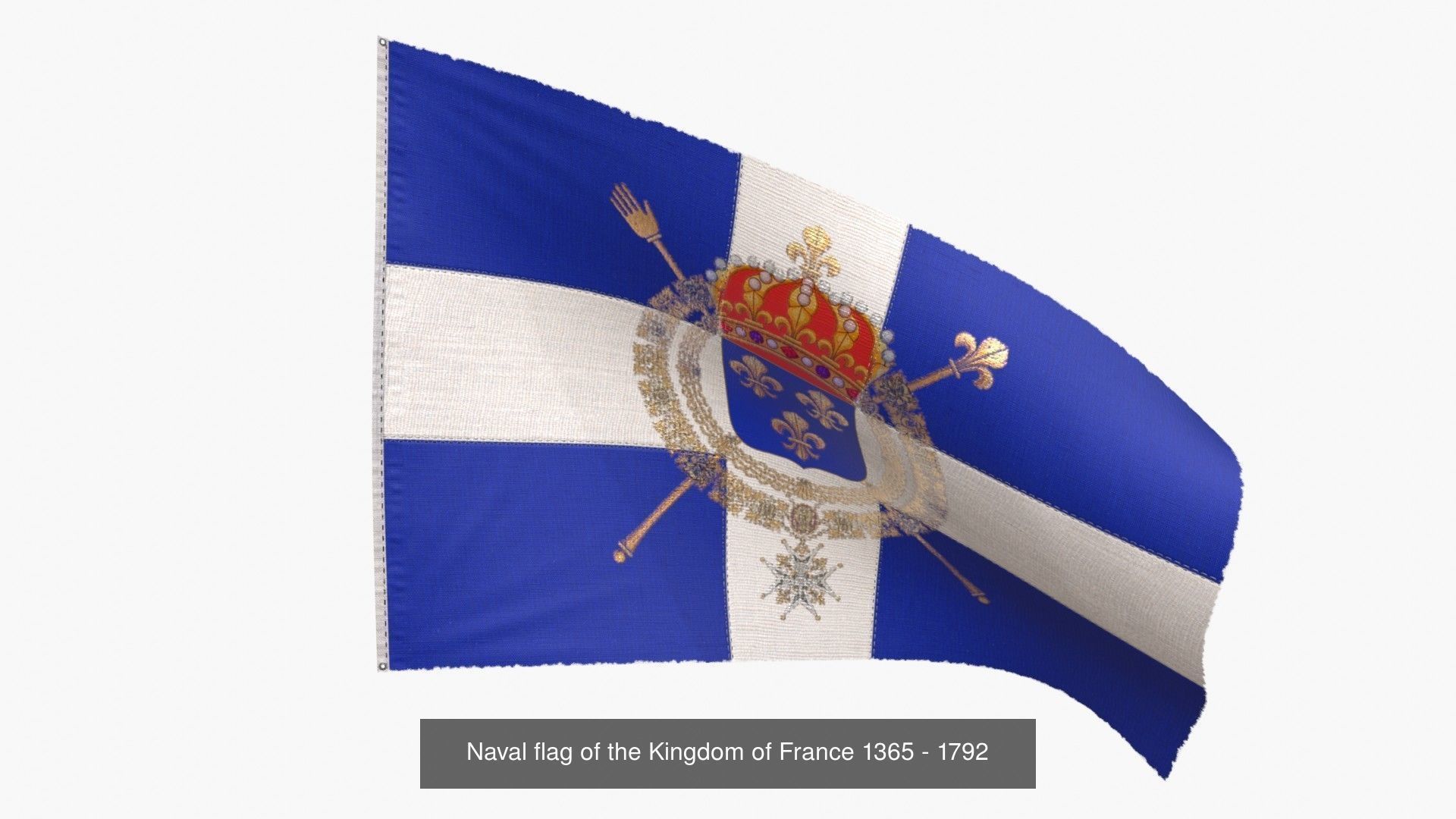 Old Merchants Naval Flags 3D Model Collection_22