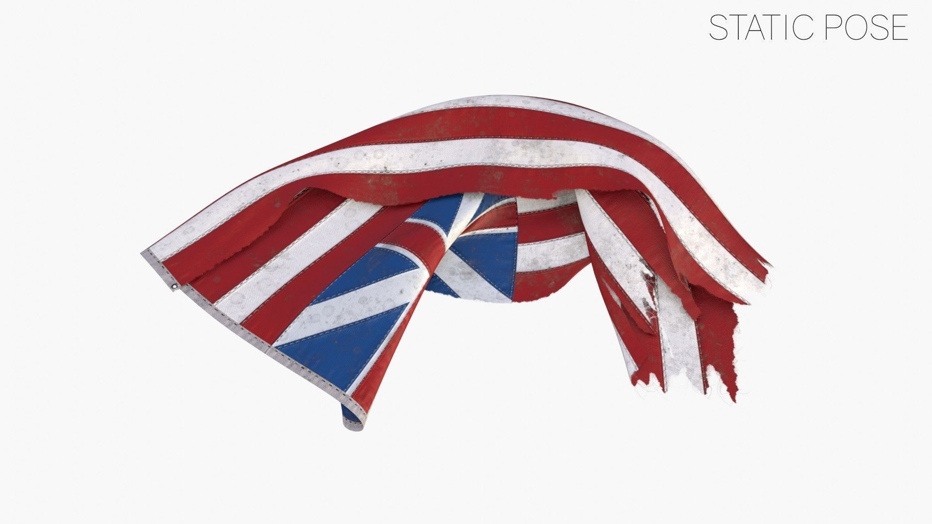 Old Merchants Naval Flags 3D Model Collection_43