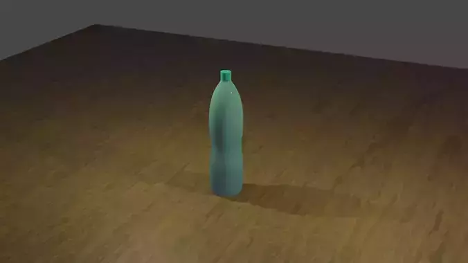 3D Simple Bottle 2 3D model