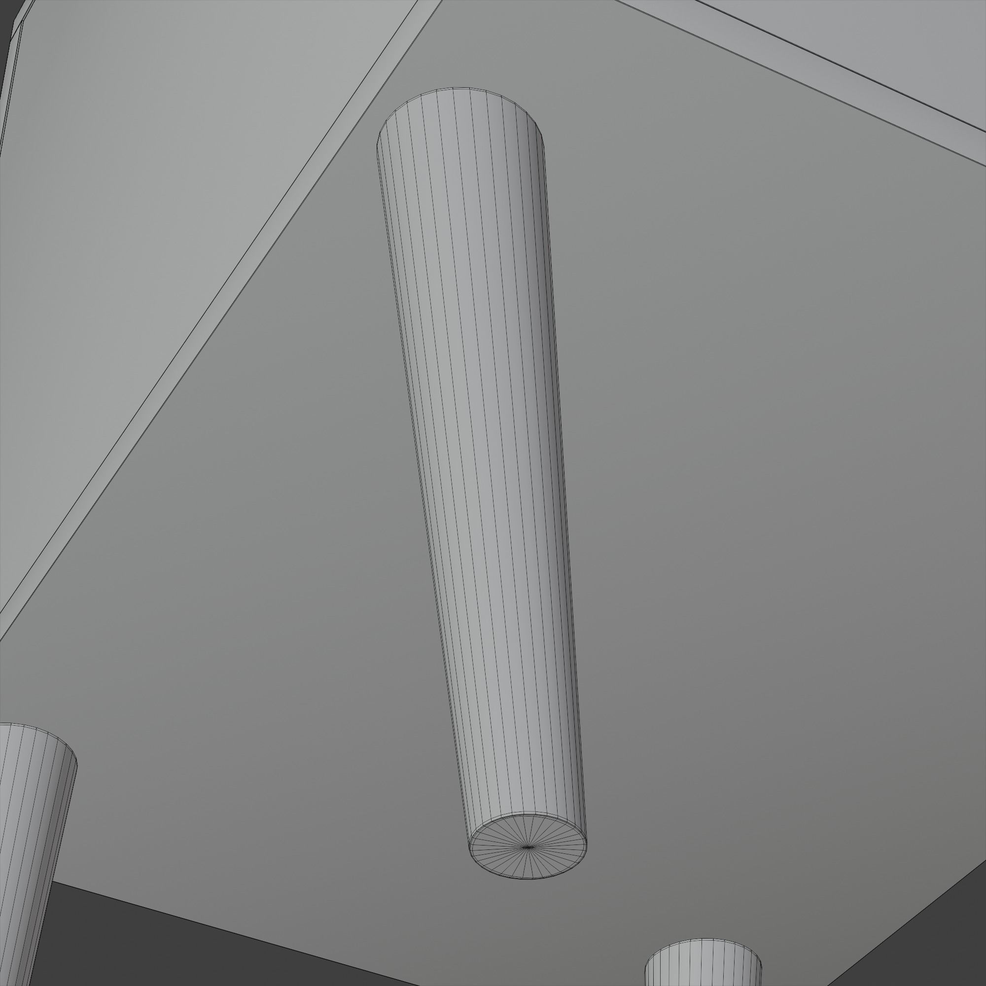 Nightstand Brown White Pbr 4 Subdivision Ready for Film Low-poly 3D model_19