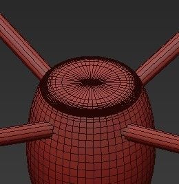 Modo chandelier diamond 13 globes bronze smoke von Roll Hill 3D model_3