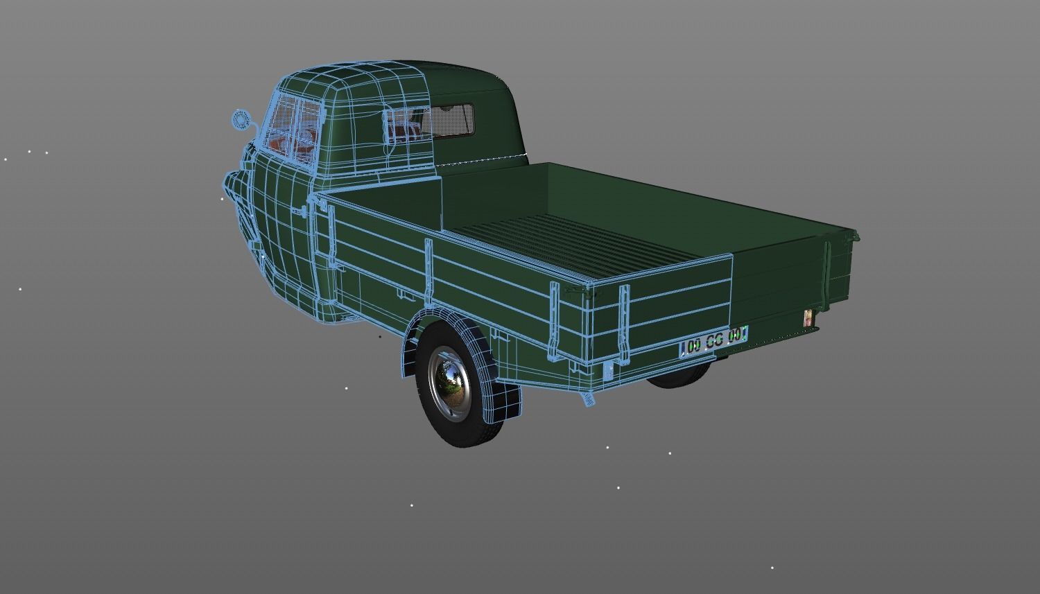 GOLIATH GOLI TIEFLADER 1955 3D model_18