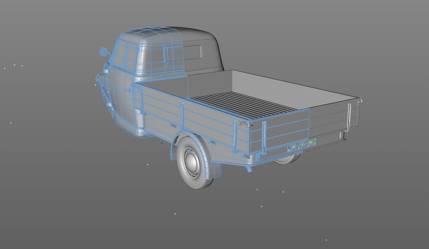 GOLIATH GOLI TIEFLADER 1955 3D model_19