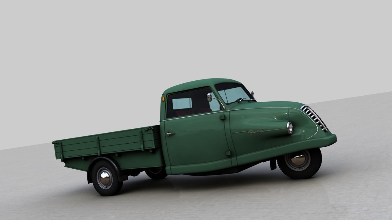 GOLIATH GOLI TIEFLADER 1955 3D model_7