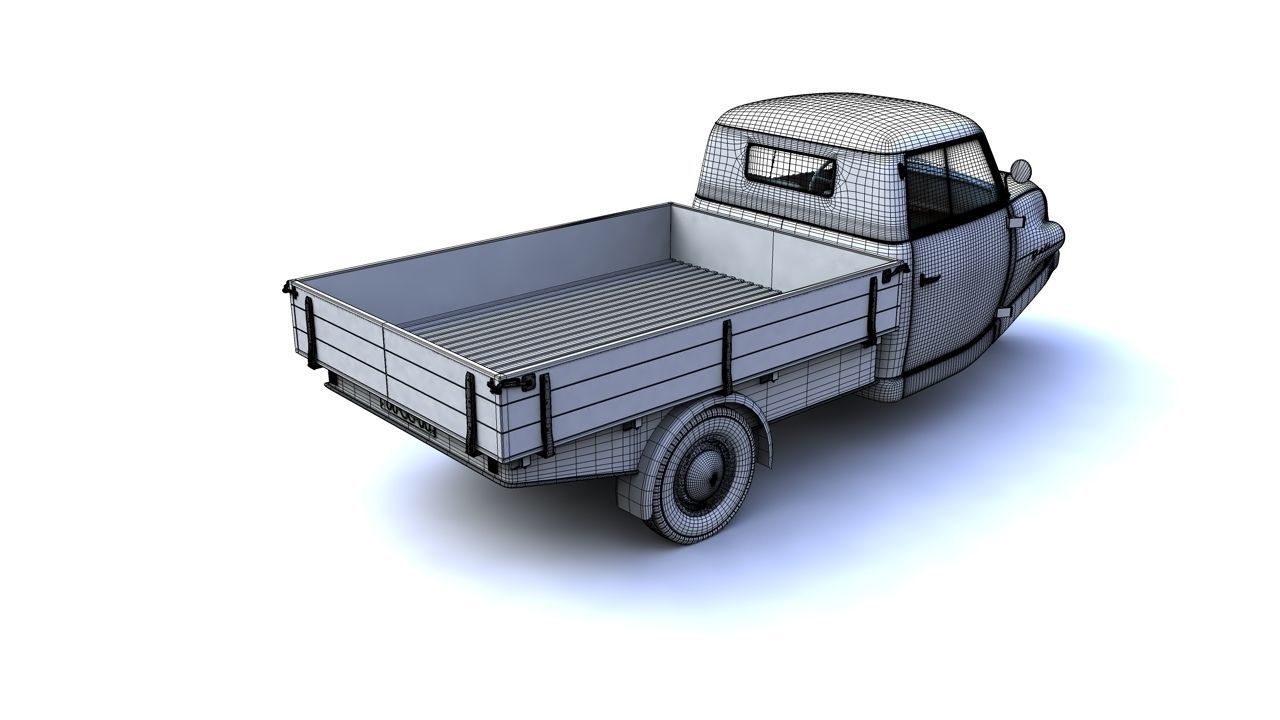 GOLIATH GOLI TIEFLADER 1955 3D model_14