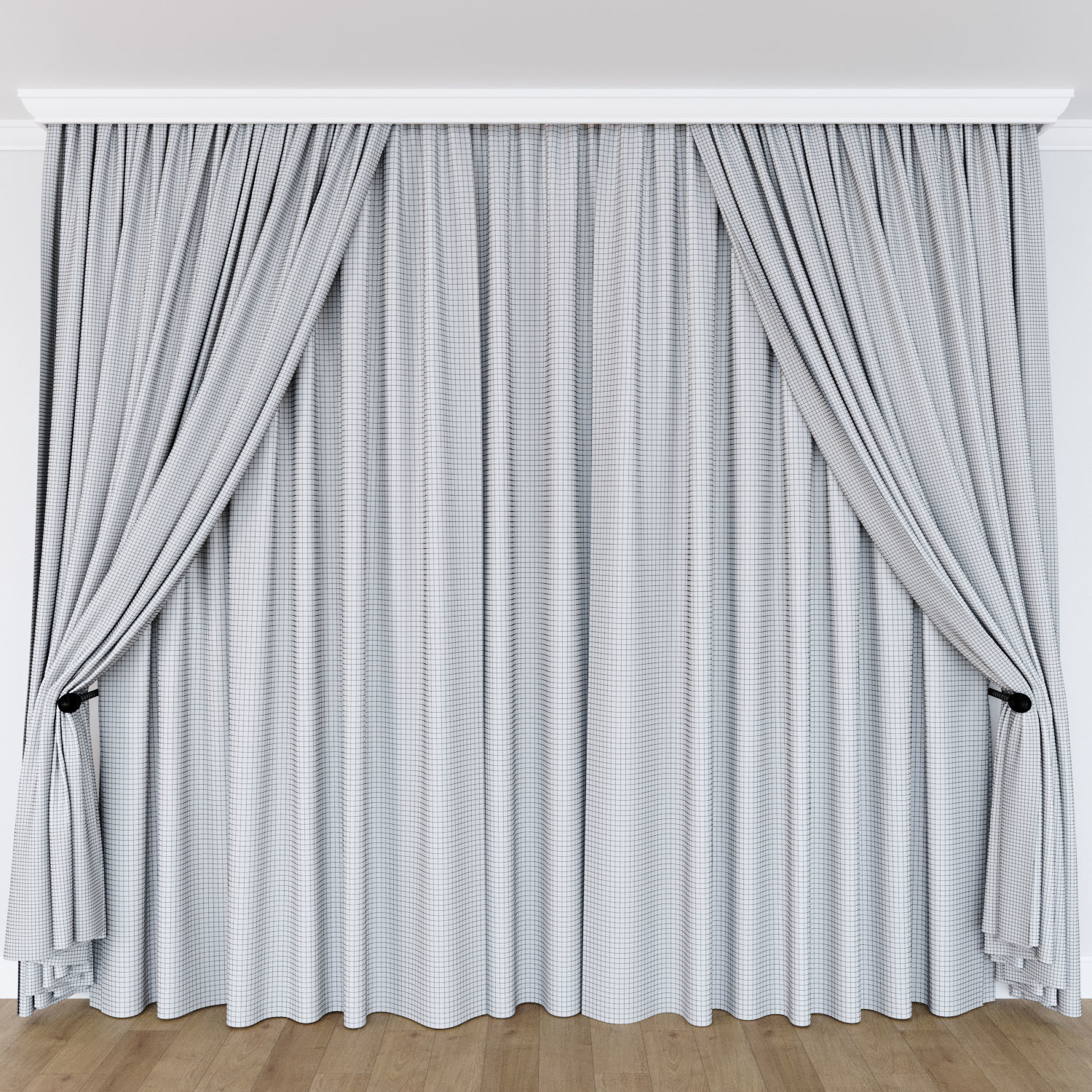 Curtain 09 3D model_2
