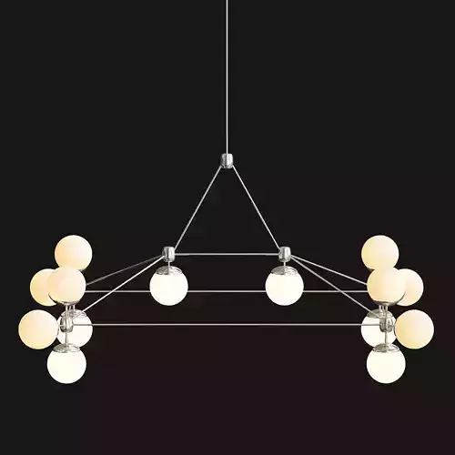 Modo chandelier rectangle 14 globes von Roll Hill