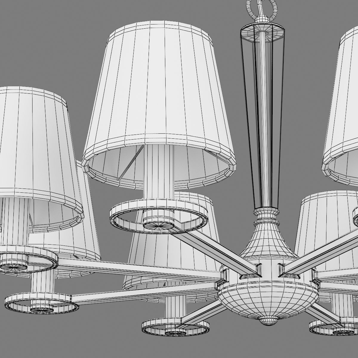 707081 Perla Lightstar Pendant chandelier 3D model_7
