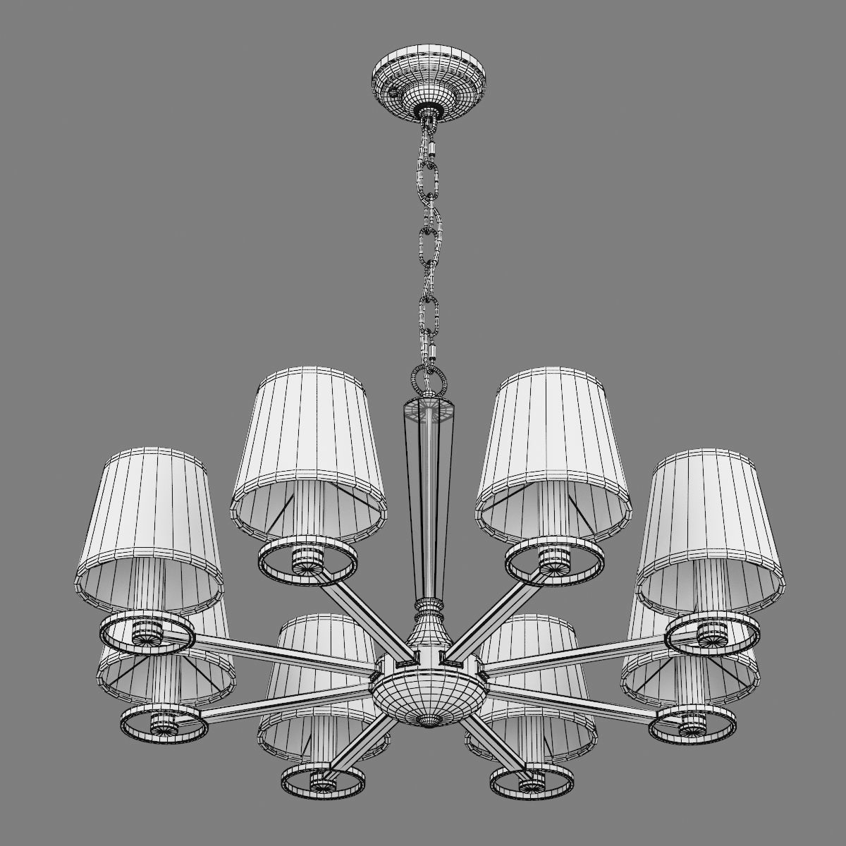 707081 Perla Lightstar Pendant chandelier 3D model_5