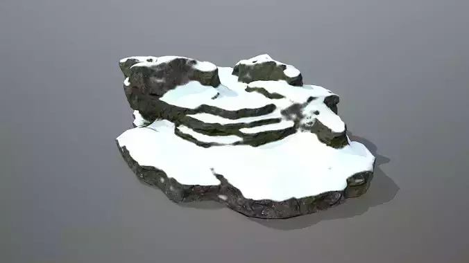 Rock 20 Low-poly 3D model