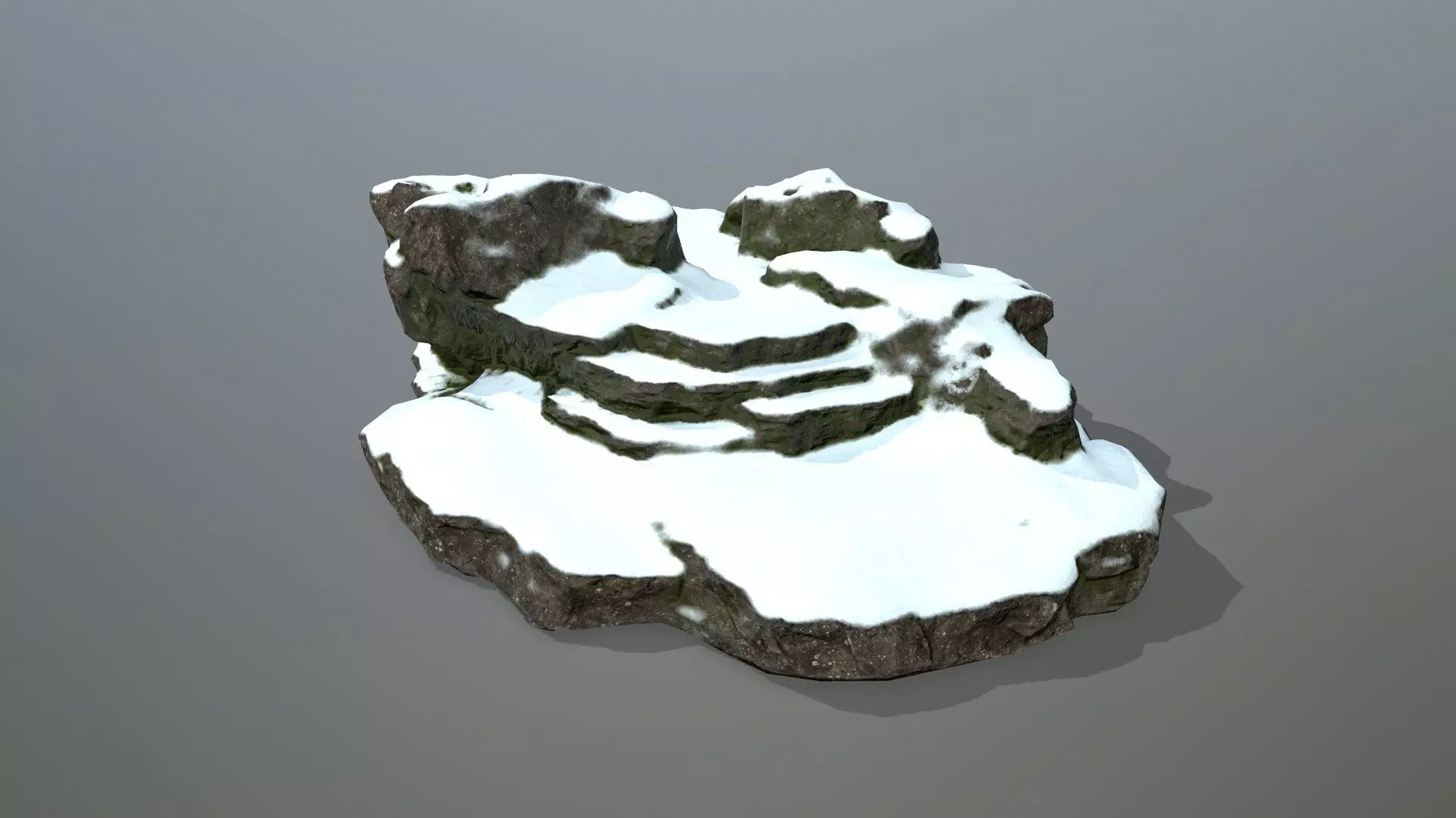 Rock 20 Low-poly 3D model_0