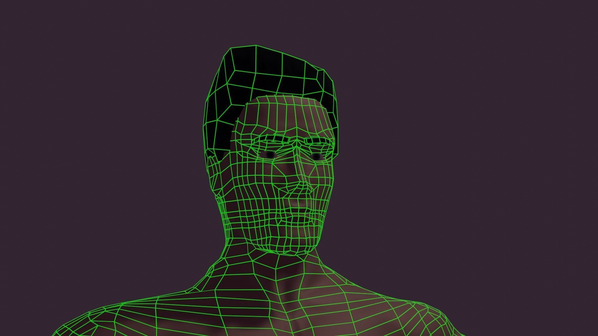 Low-Poly Rigged Stylized Character Low-poly 3D model_3