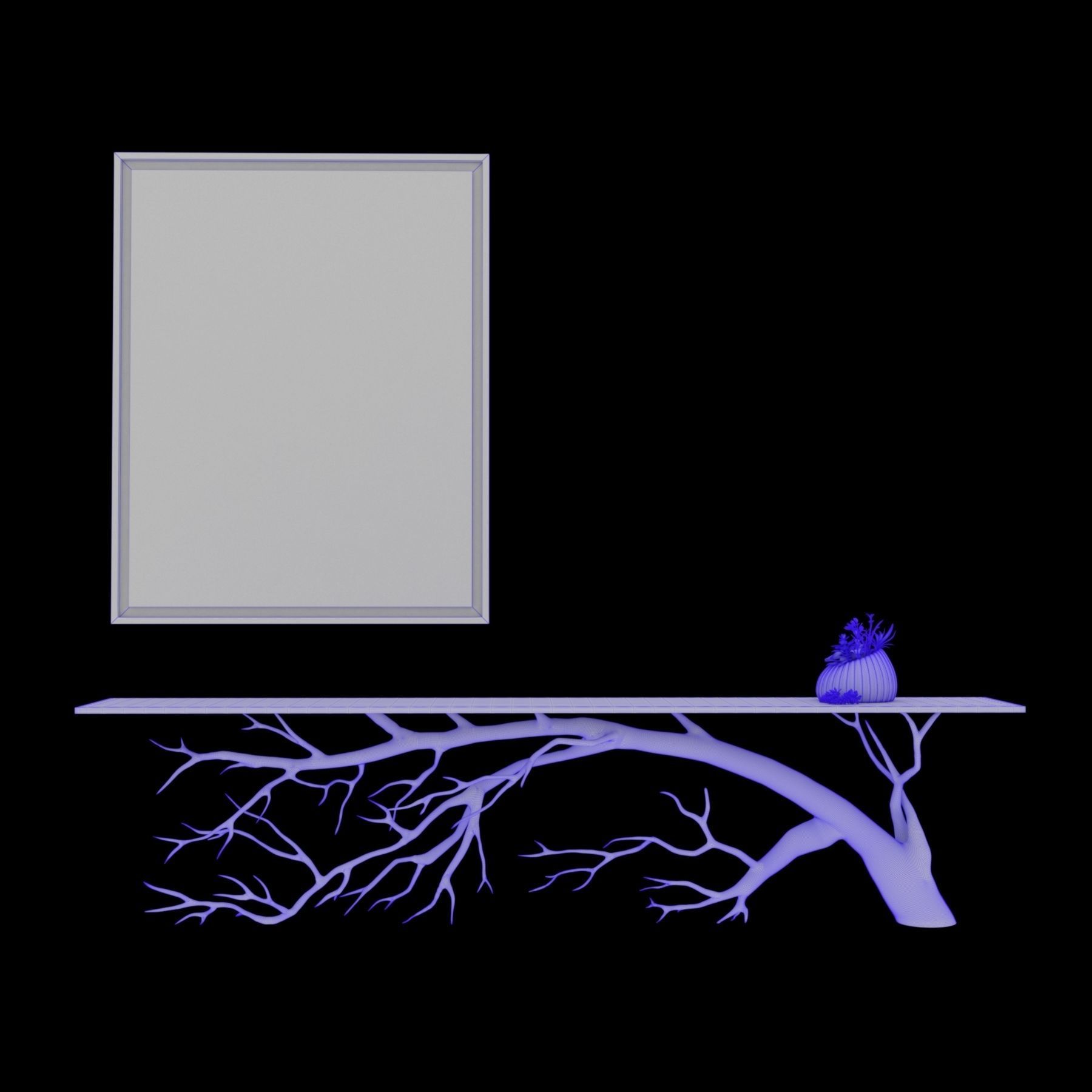 Branch Table 3D model_4