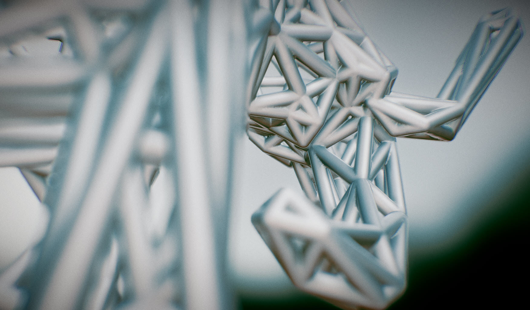 Mammoth elephant made out of wires 3D print model_12