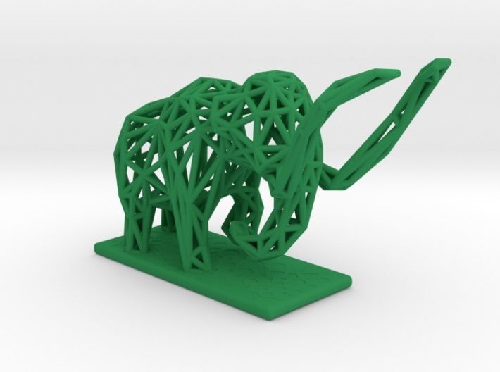 Mammoth elephant made out of wires 3D print model_25