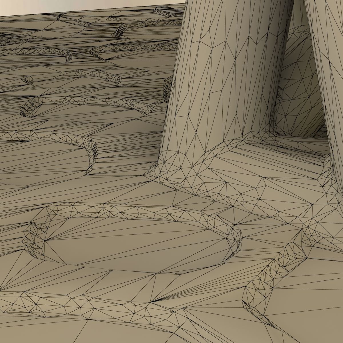 Mammoth elephant made out of wires 3D print model_11