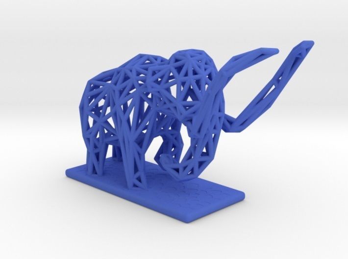 Mammoth elephant made out of wires 3D print model_22