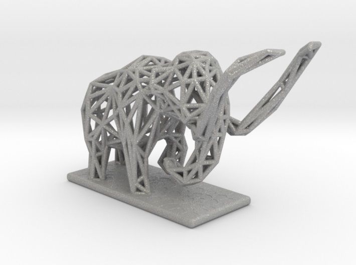 Mammoth elephant made out of wires 3D print model_36