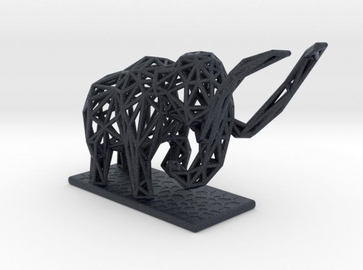 Mammoth elephant made out of wires 3D print model_38