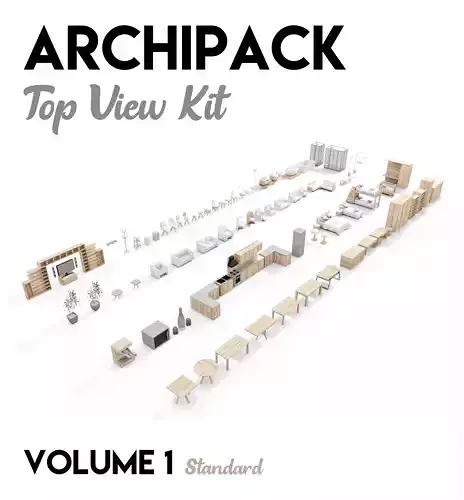 3D Archipack Topview Kit Volume 1 Standard