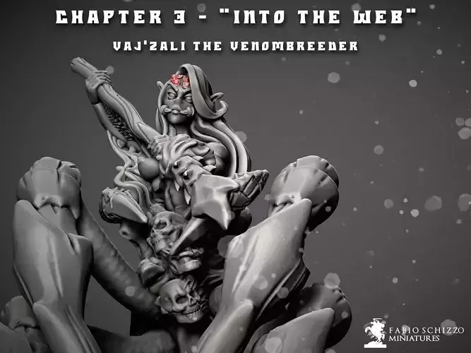 Vaj Zali the venombreeder 3D print model