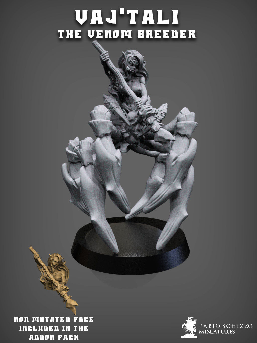 Vaj Zali the venombreeder 3D print model_1
