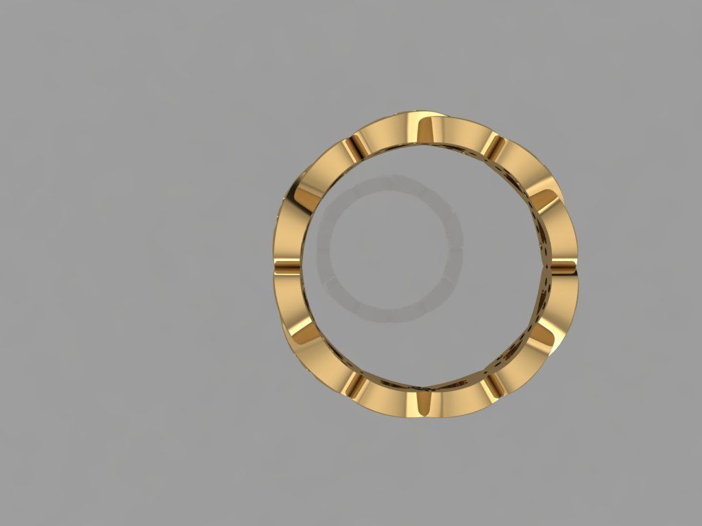 GC GOLD T68- Diamond gold 3D print model_4