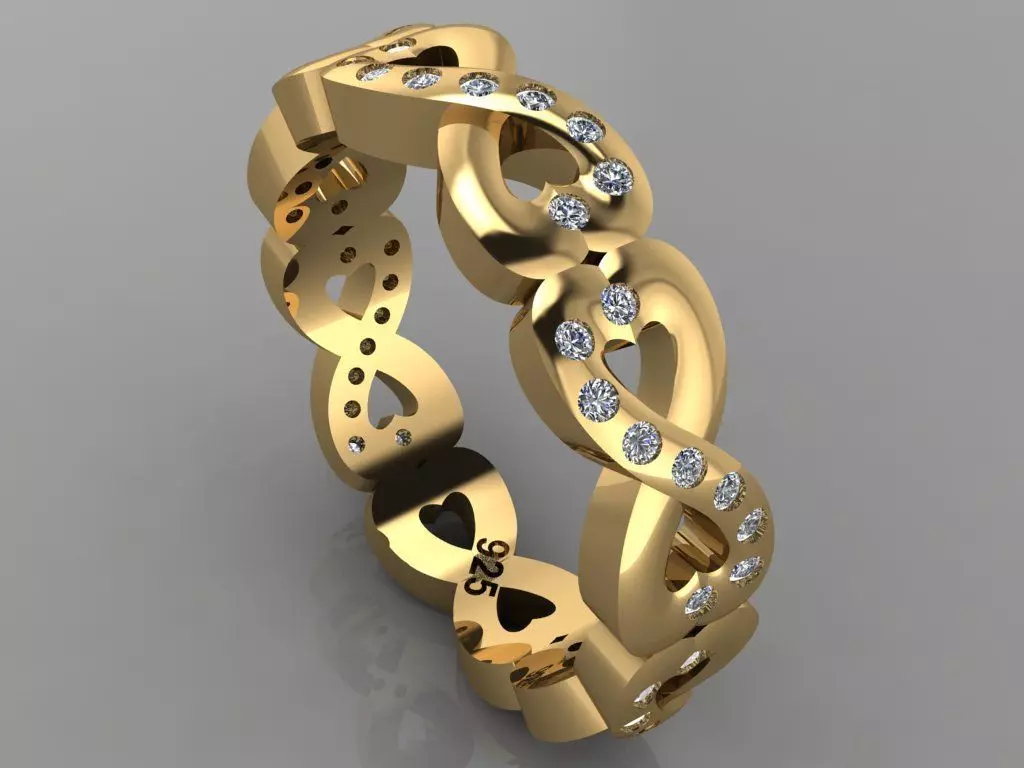 GC GOLD T68- Diamond gold 3D print model_0