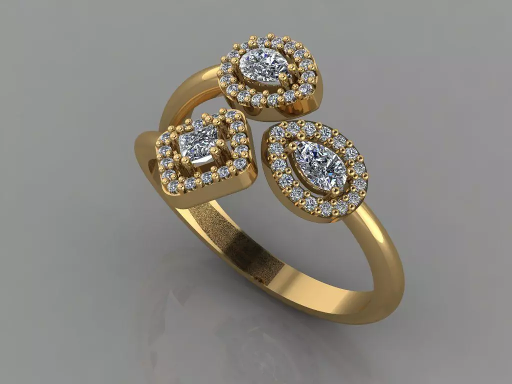 GC GOLD T69- Diamond gold 3D print model_0