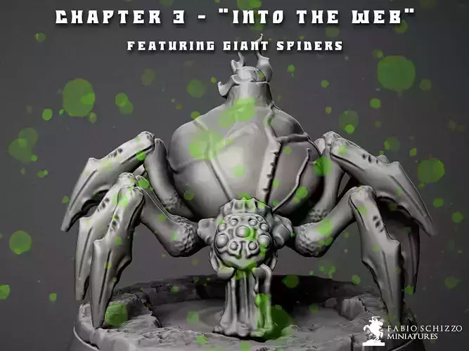 Rotten Spider 3D print model