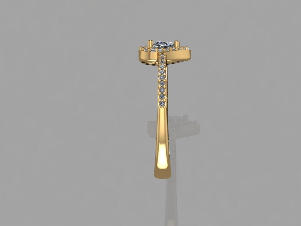 GC GOLD T70- Diamond gold 3D print model_3