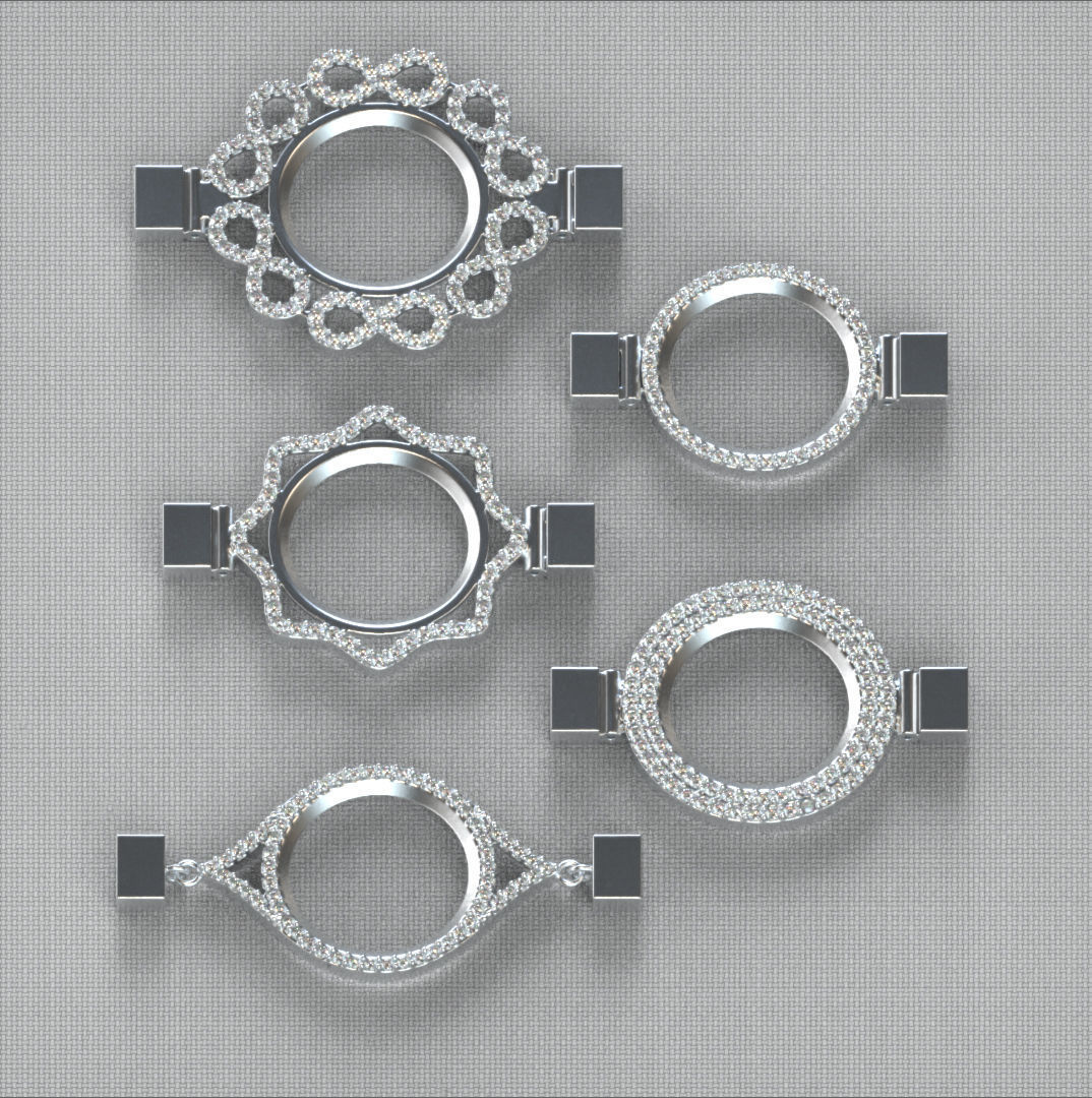 10 bracelets 3D print model_8