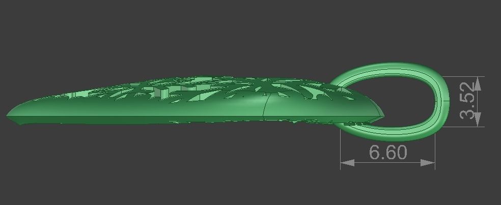 3D print model heart pendant VALENTINES DAY snowflakes Christmas 3D print model_5