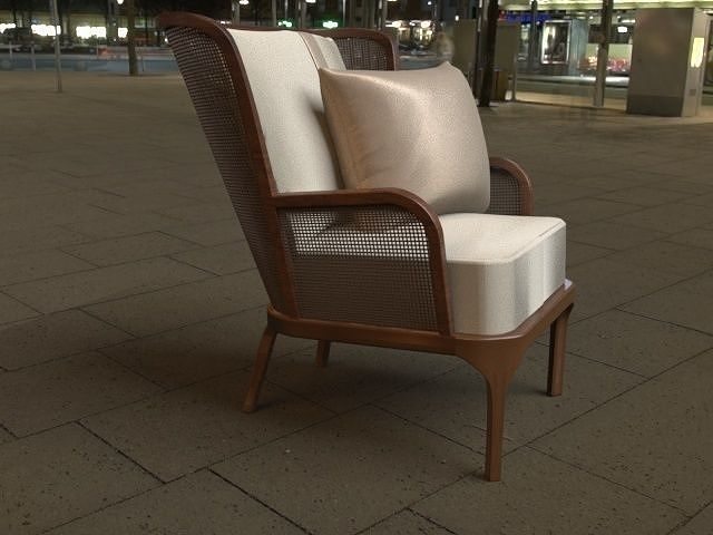 Rattan Ro Chair 3D model