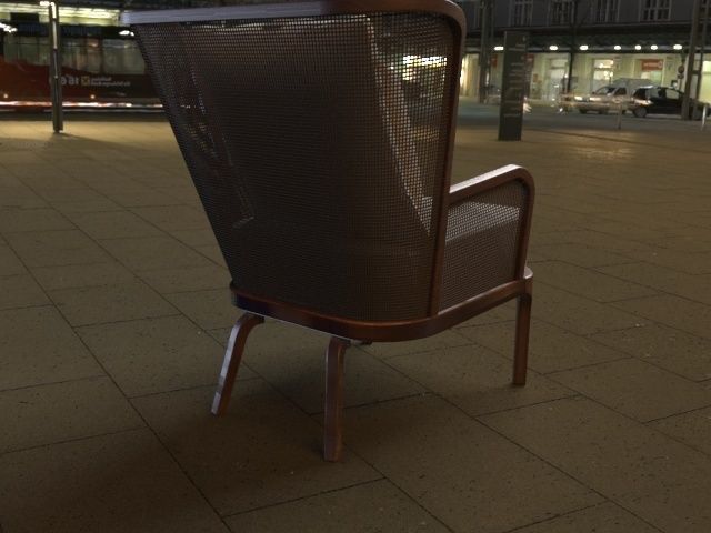 Rattan Ro Chair 3D model_4