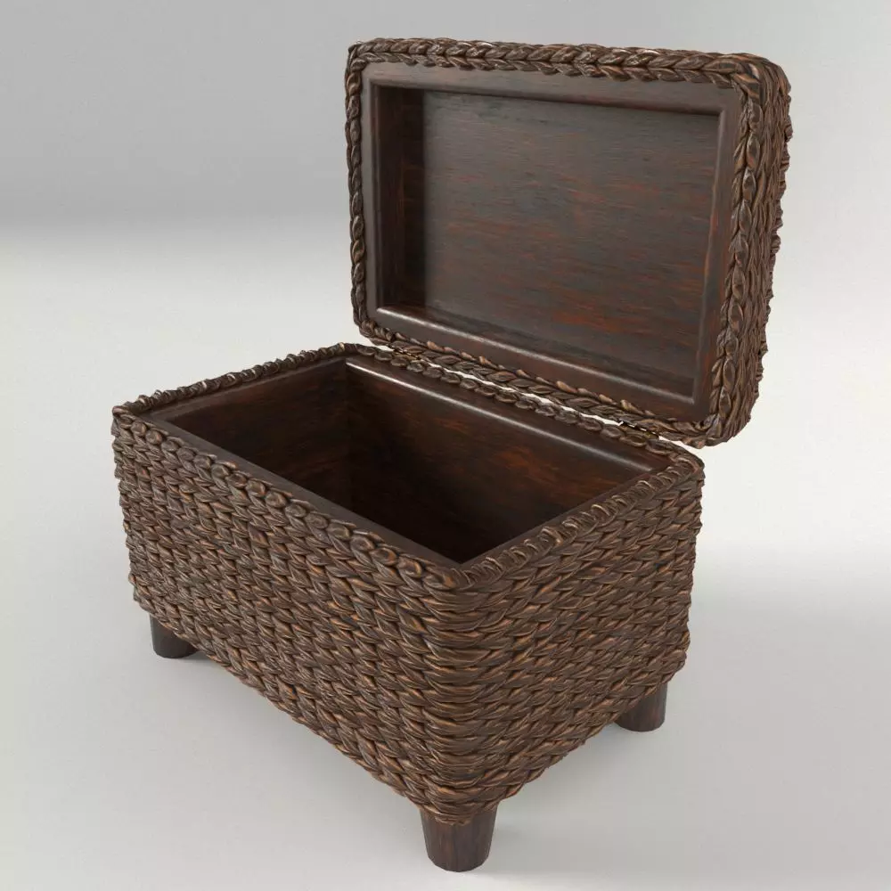 Wattled box Free 3D model