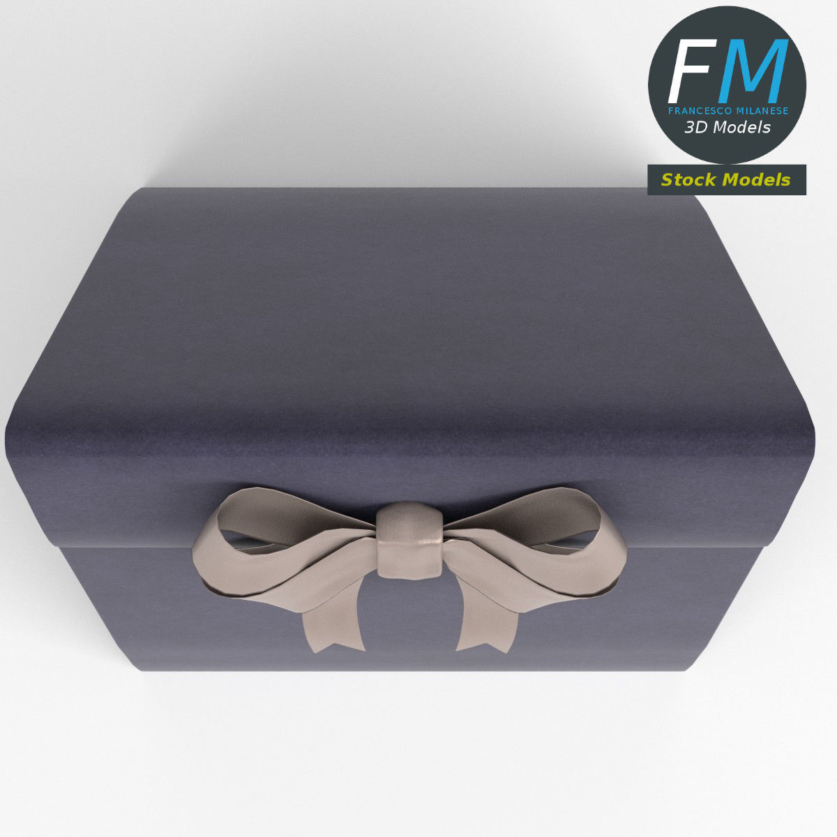 Small gift paper bag 3D model_6