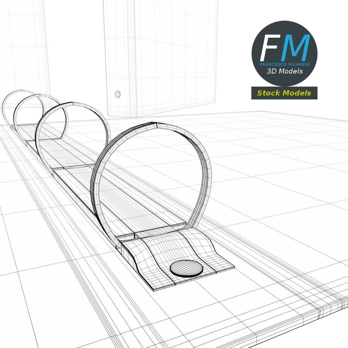 Ring binders 3D model_8