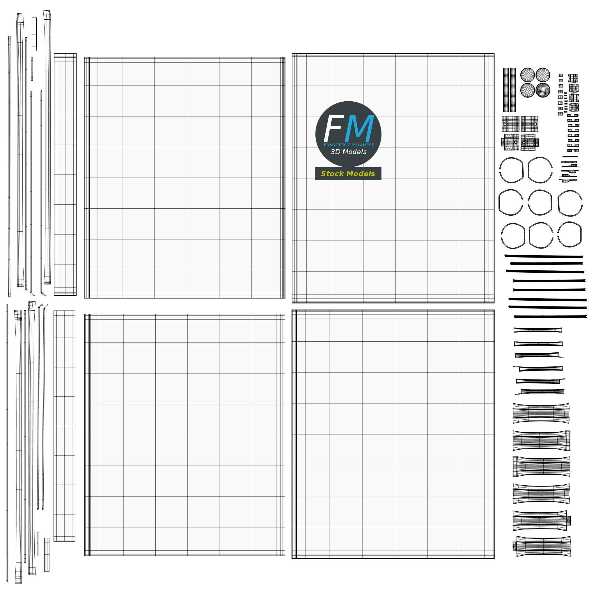 Ring binders 3D model_12