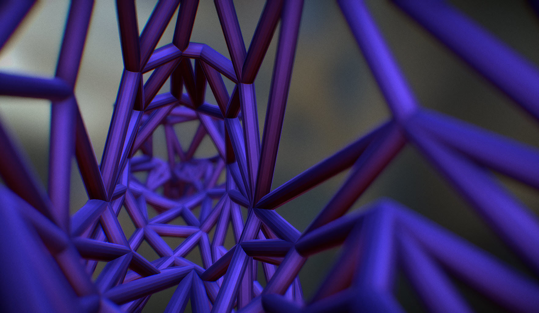 Racoon triangular sculpture 3D print model_18