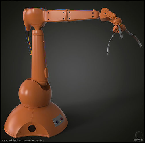 Robotic Arm Free 3D model