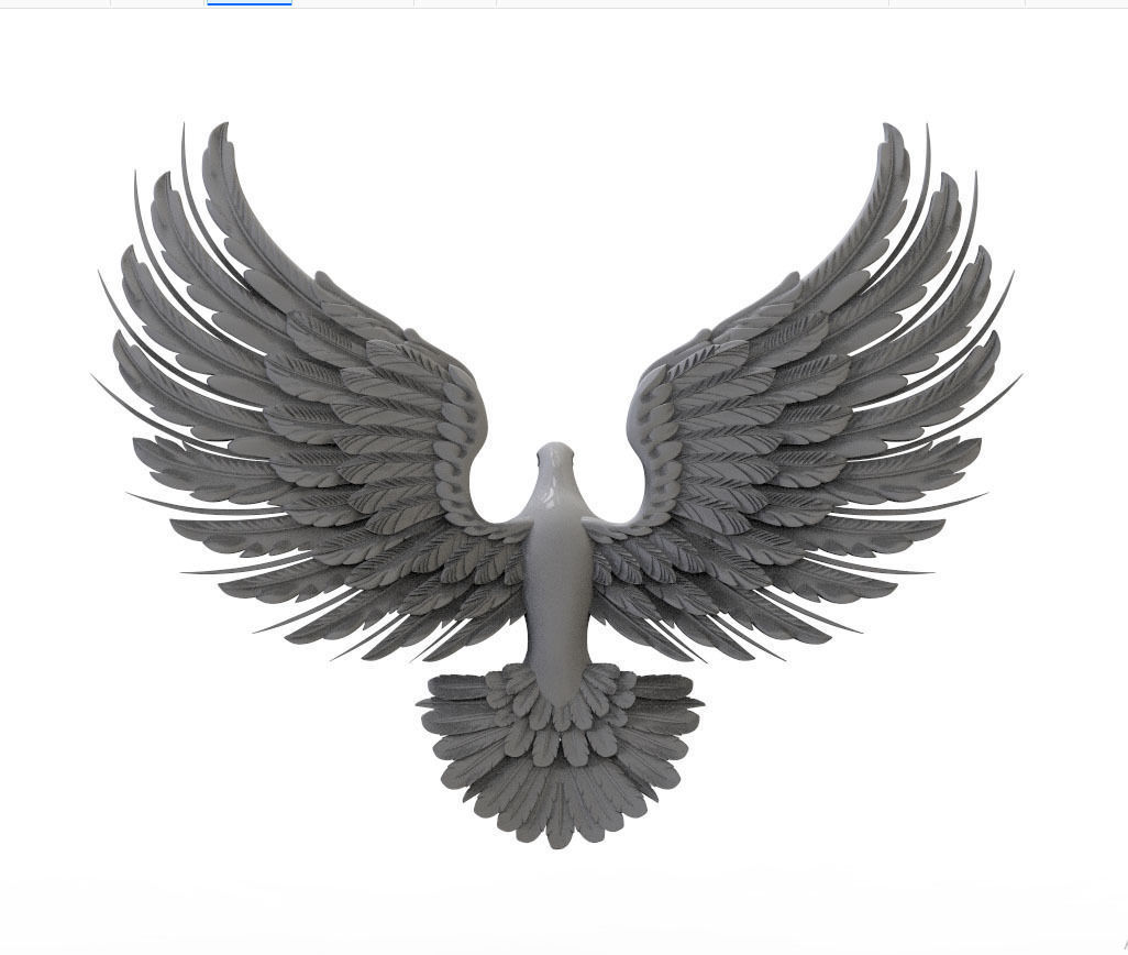 Flight of bird 3D print model_11