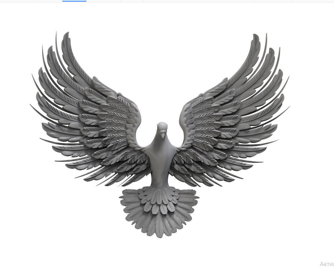  Flight of bird 3D print model_8