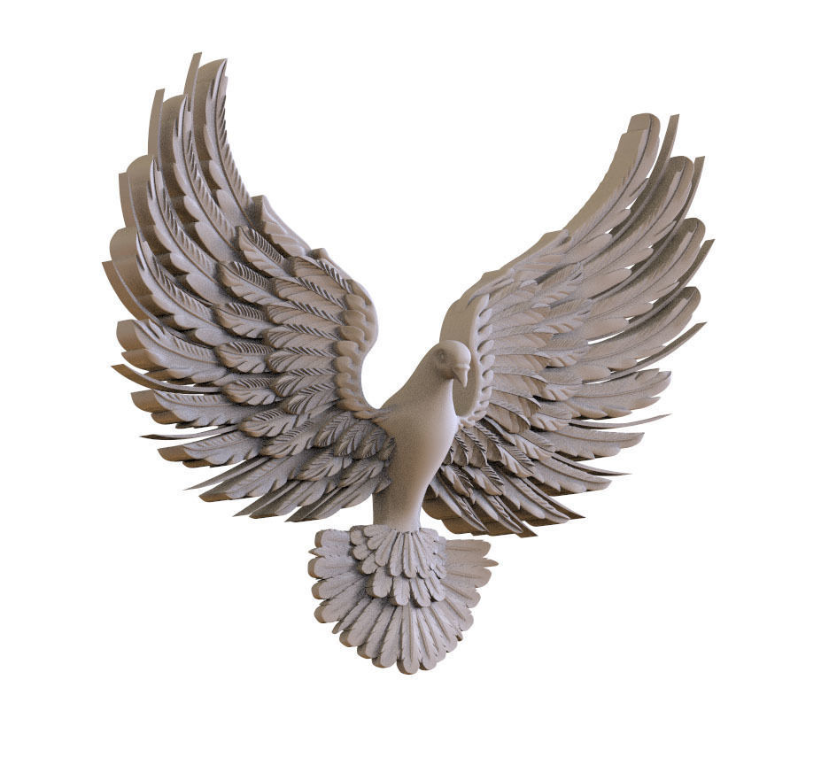  Flight of bird 3D print model_2